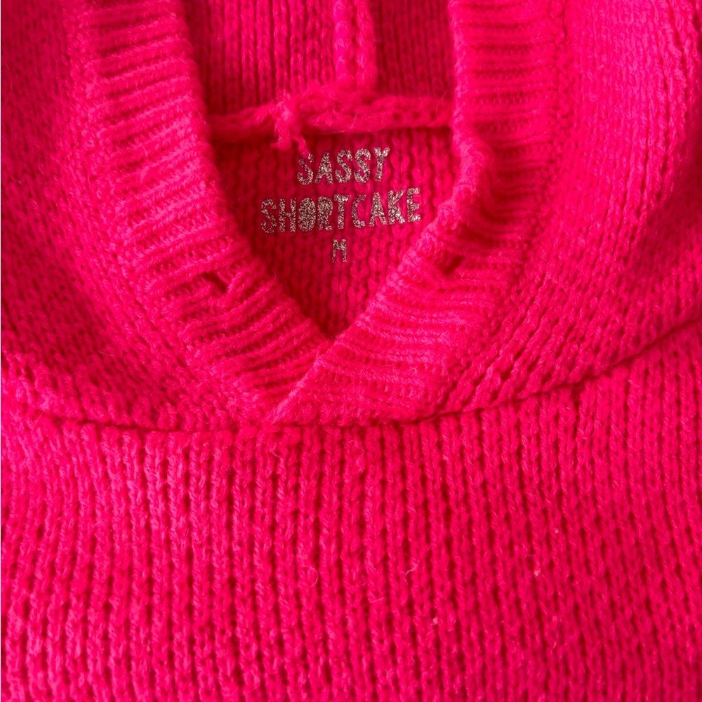 Hot Pink Starry Sweater